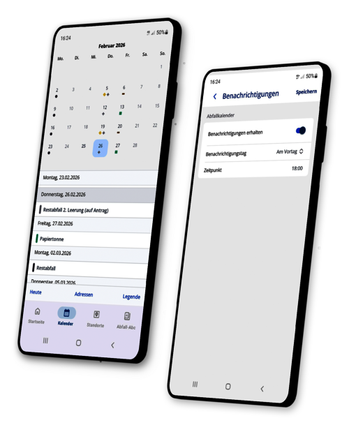 Kalender der FrankfurtPlus-App auf dem Smartphone
