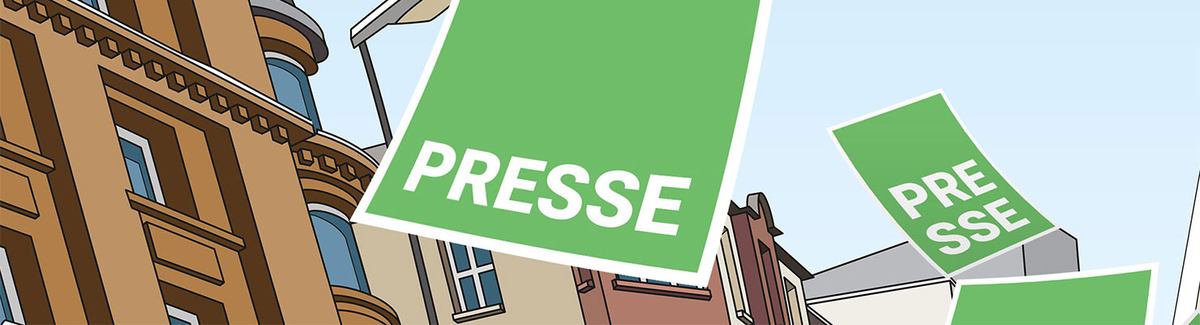 Grafik mit Pressebereich