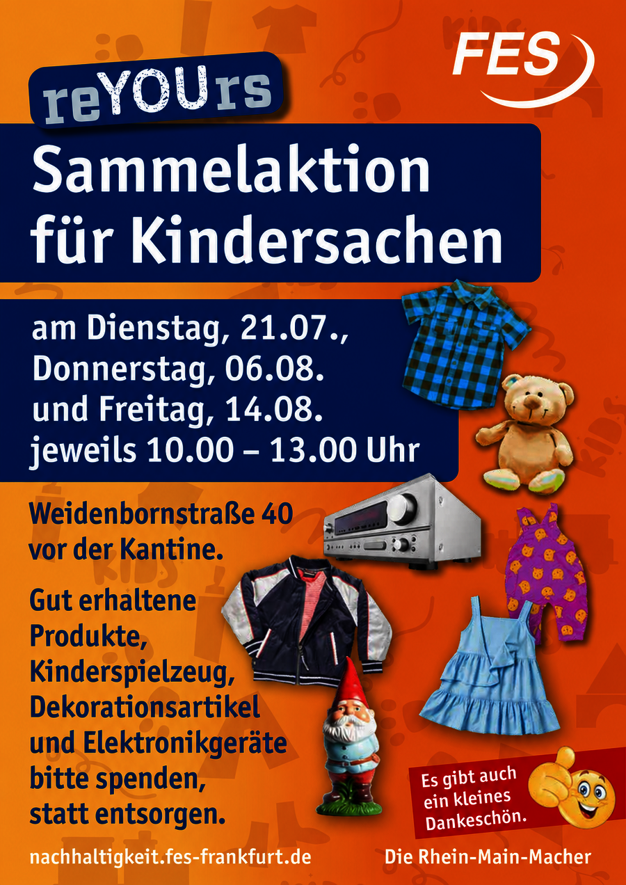 Spenden statt wegwerfen