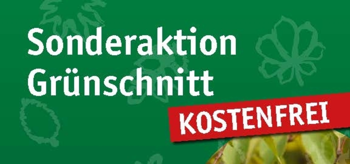 Termine zur Grünschnitt Sonderaktion Herbst 2025