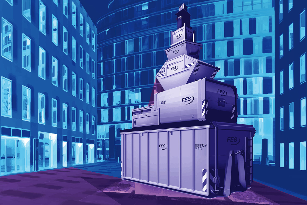 Ihr hilfreicher Containerkonfigurator der FES Frankfurt