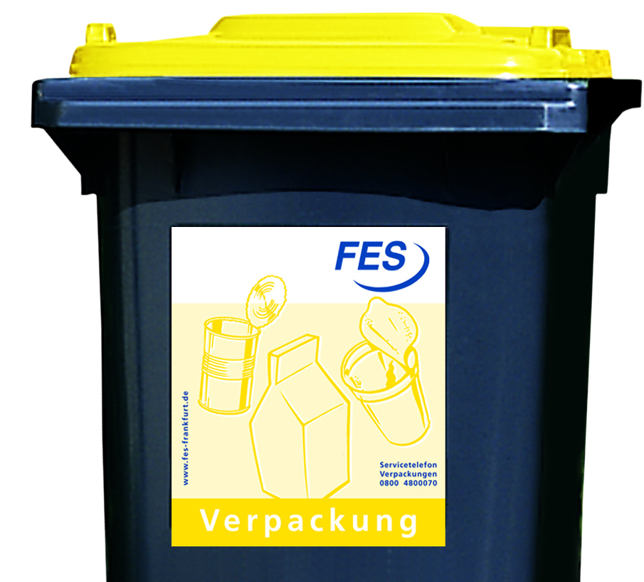 Verpackungstonne für Frankfurt am Main bei der FES-Gruppe bestellen